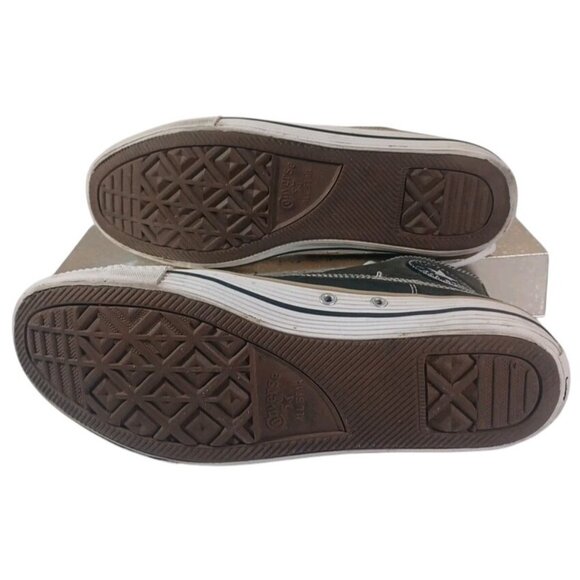 RARE🔥 Converse City Hiker Rain Duck Boot Black Leather Canvas Sz 10 Men's Shoes - Picture 8 of 11